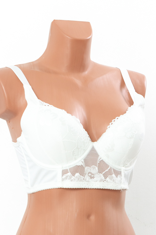 Бюстгальтер-бюстьє з мереживом